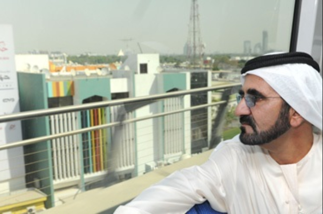 Mohammed bin Rashid launches Dubai Metro green line trial run