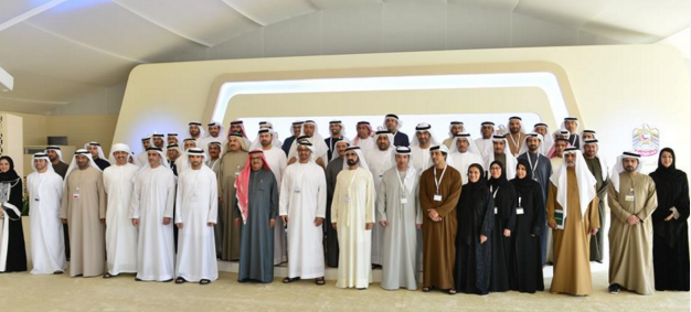 محمد بن راشد  يستقبل وزير الخارجية الفرنسي 