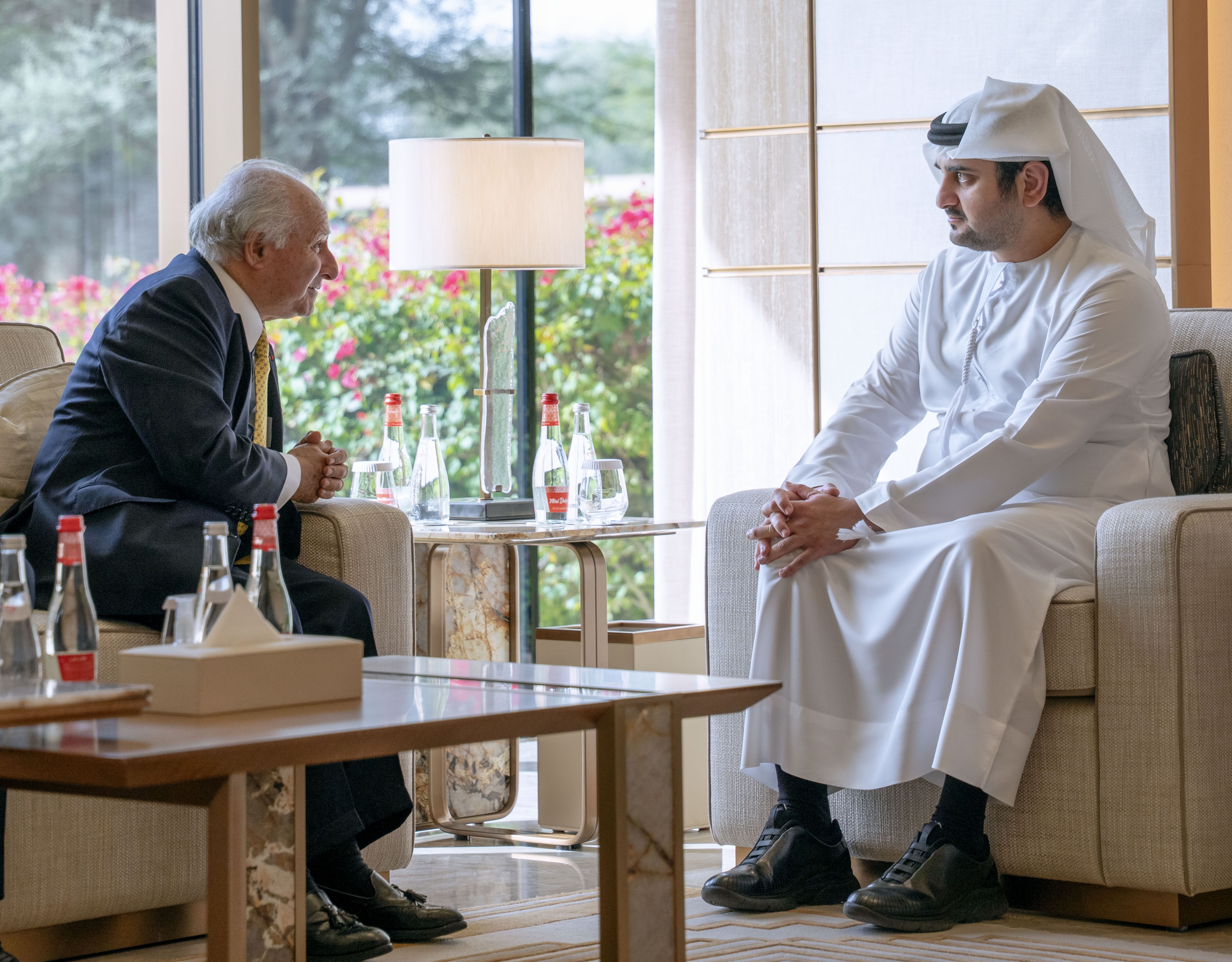 Maktoum bin Mohammed meets with Chairman of CLP Holdings, The Hongkong and Shanghai Hotels