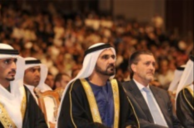 Mohammed Bin Rashid attends graduation ceremony of the 12th class of the American University 