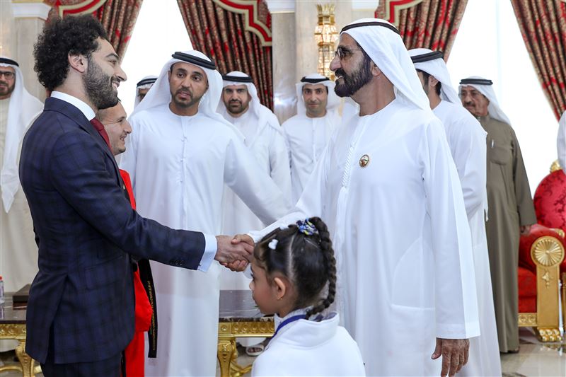 Mohammed bin Rashid receives MBR Creative Sports Award winners
