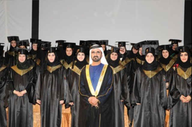 Mohammed bin Rashid attends graduation ceremonies