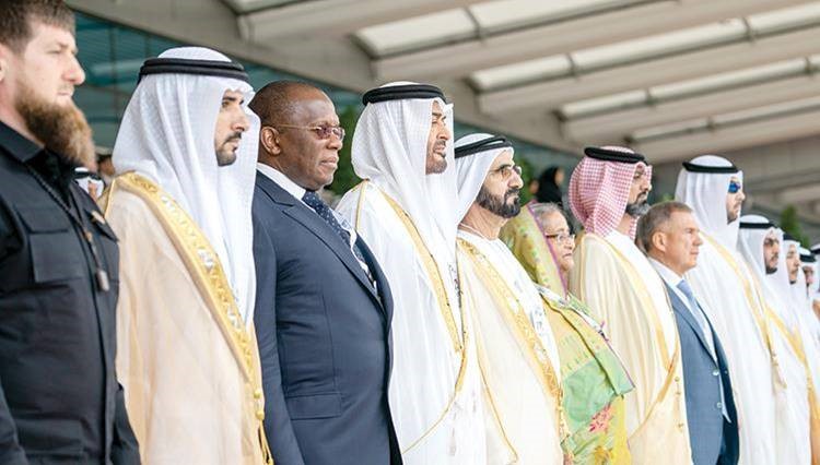  Mohammed bin Rashid, Mohamed bin Zayed attend opening of IDEX 2019