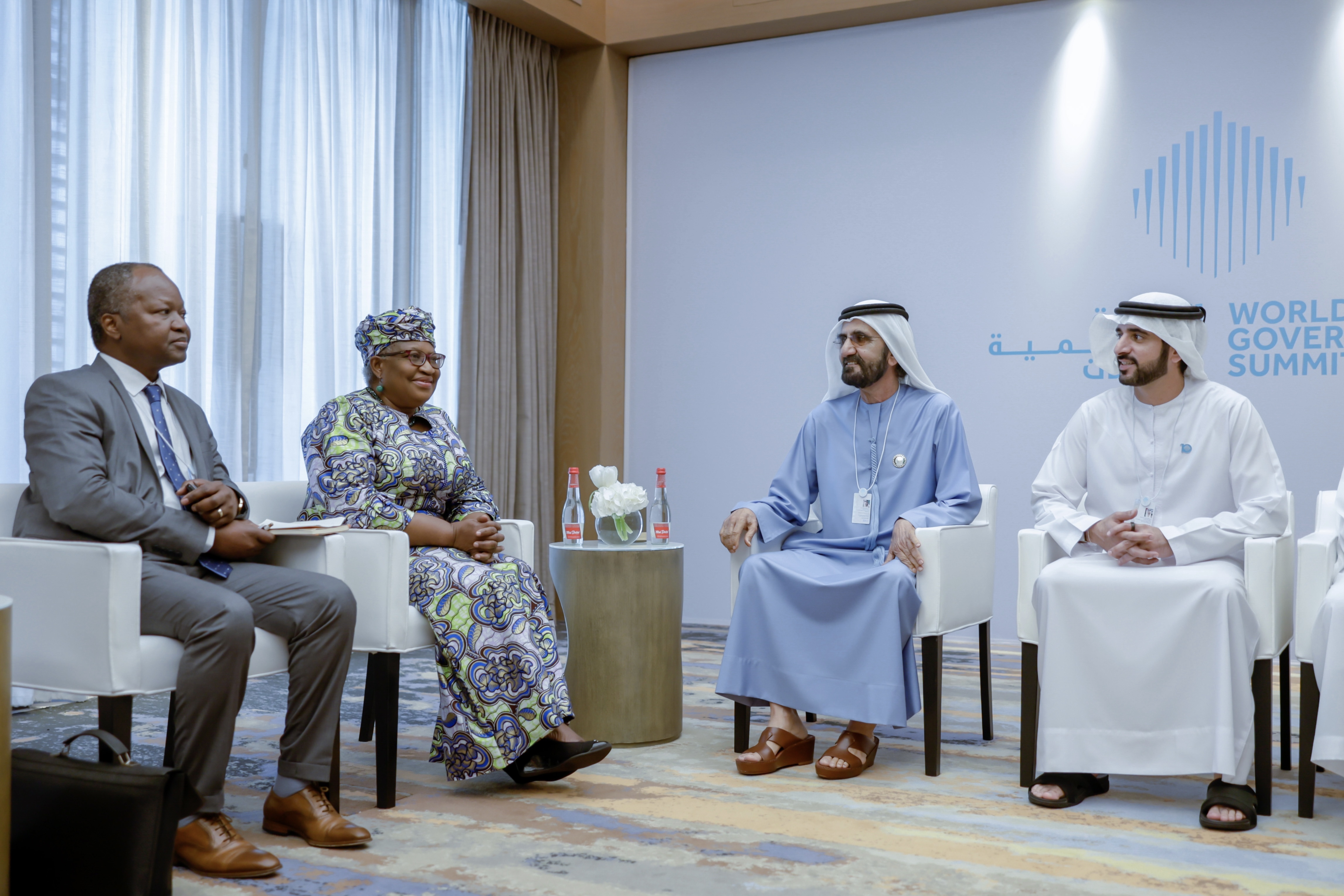 Mohammed bin Rashid meets with WTO Director-General