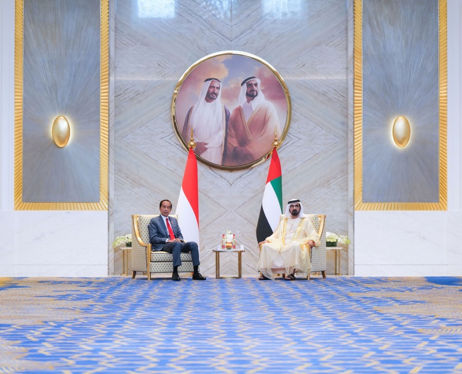 Mohammed bin Rashid meets with Indonesian President at Expo 2020 Dubai