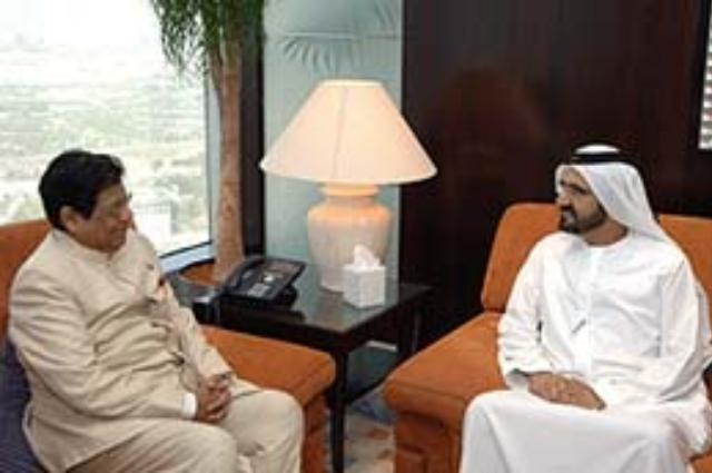 Mohammed bin Rashid Receives the Indian Minister of Foreign Affairs 