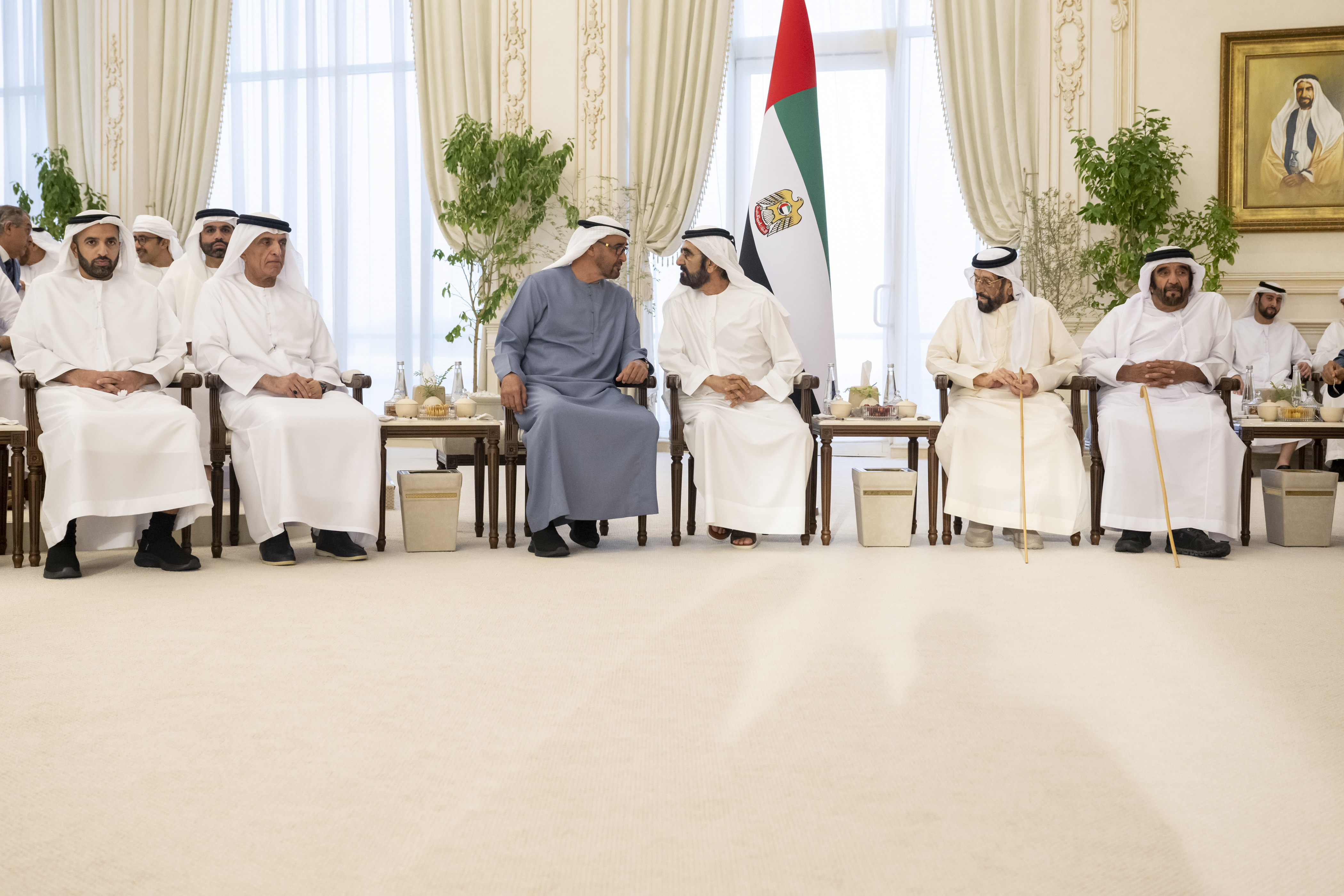 UAE President receives Mohammed bin Rashid Al Maktoum; Saud bin Saqr Al Qasimi