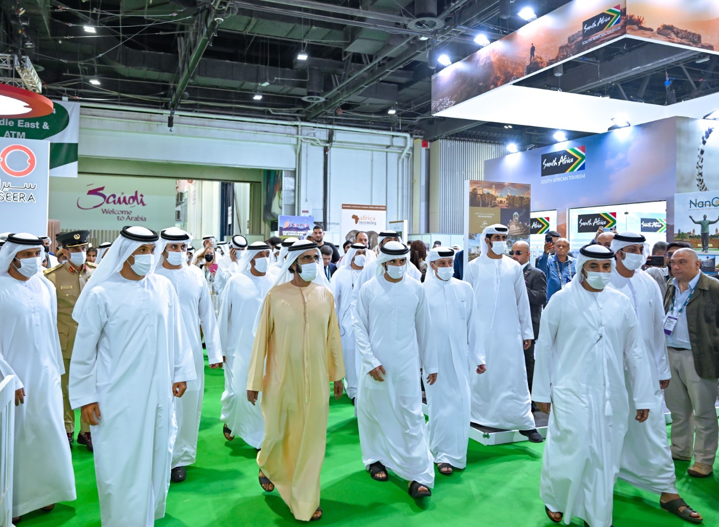 Mohammed bin Rashid tours Arabian Travel Market 2022