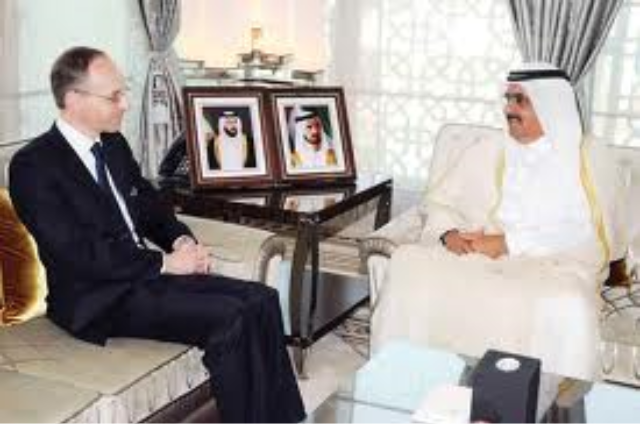 Hamdan bin Rashid receives Luxembourg counterpart