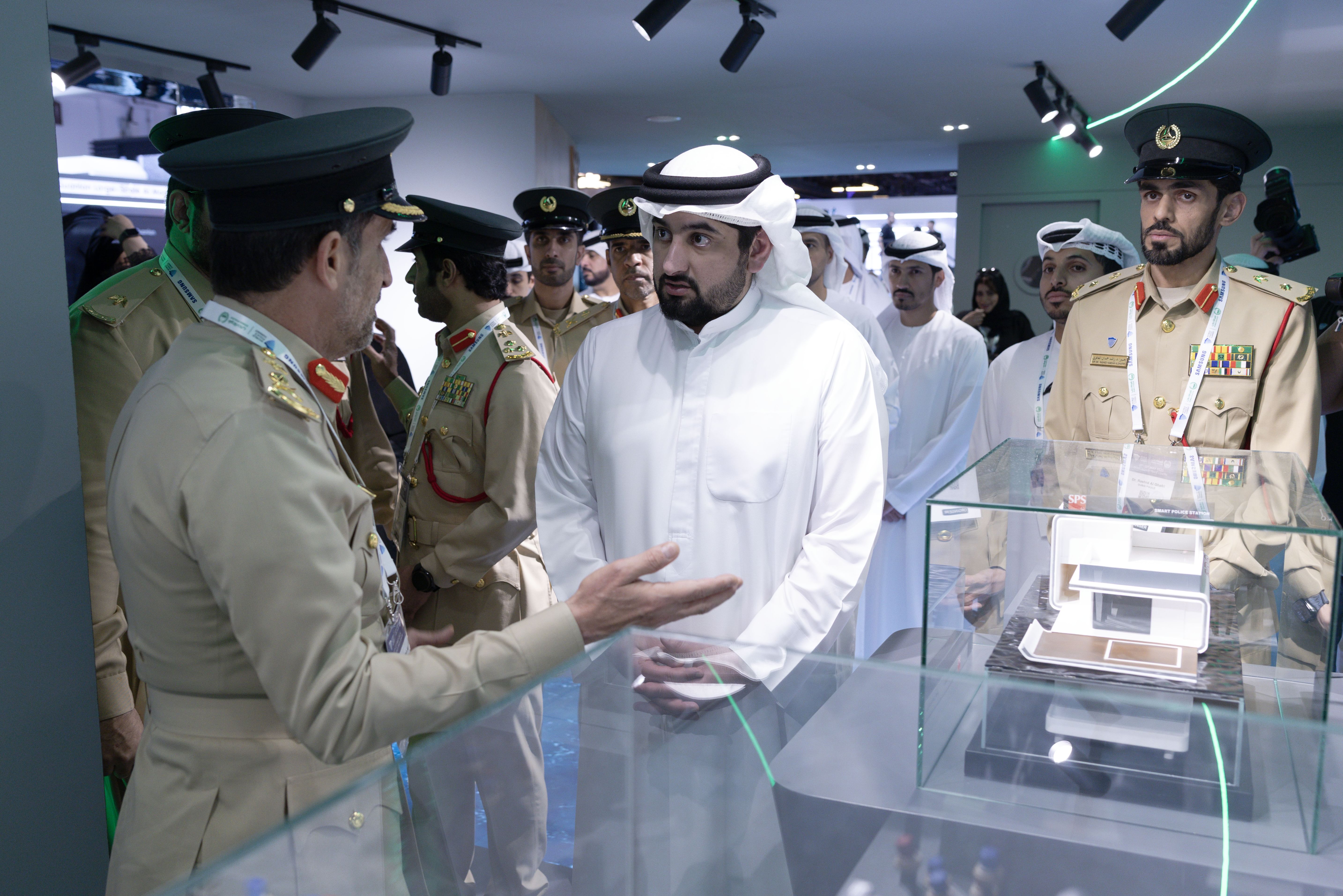 Ahmed bin Mohammed visits World Police Summit 2025