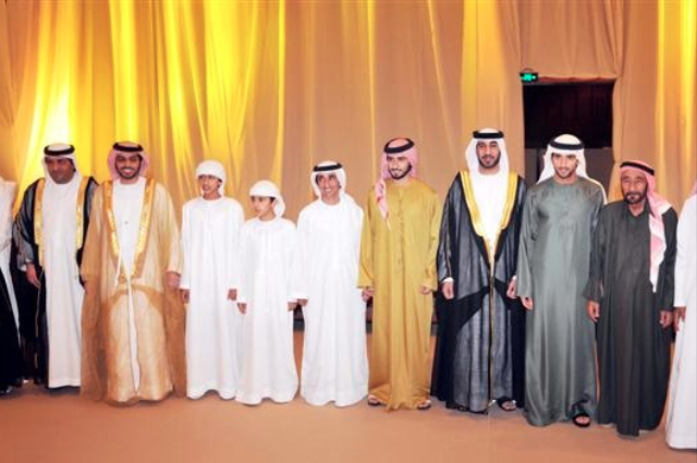 Hamdan Bin Mohammed Attends the Wedding of a UAE National