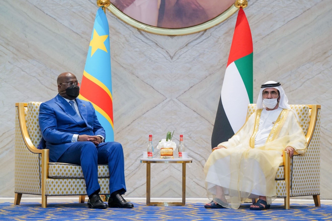 Mohammed bin Rashid receives President of Democratic Republic of Congo at Expo 2020