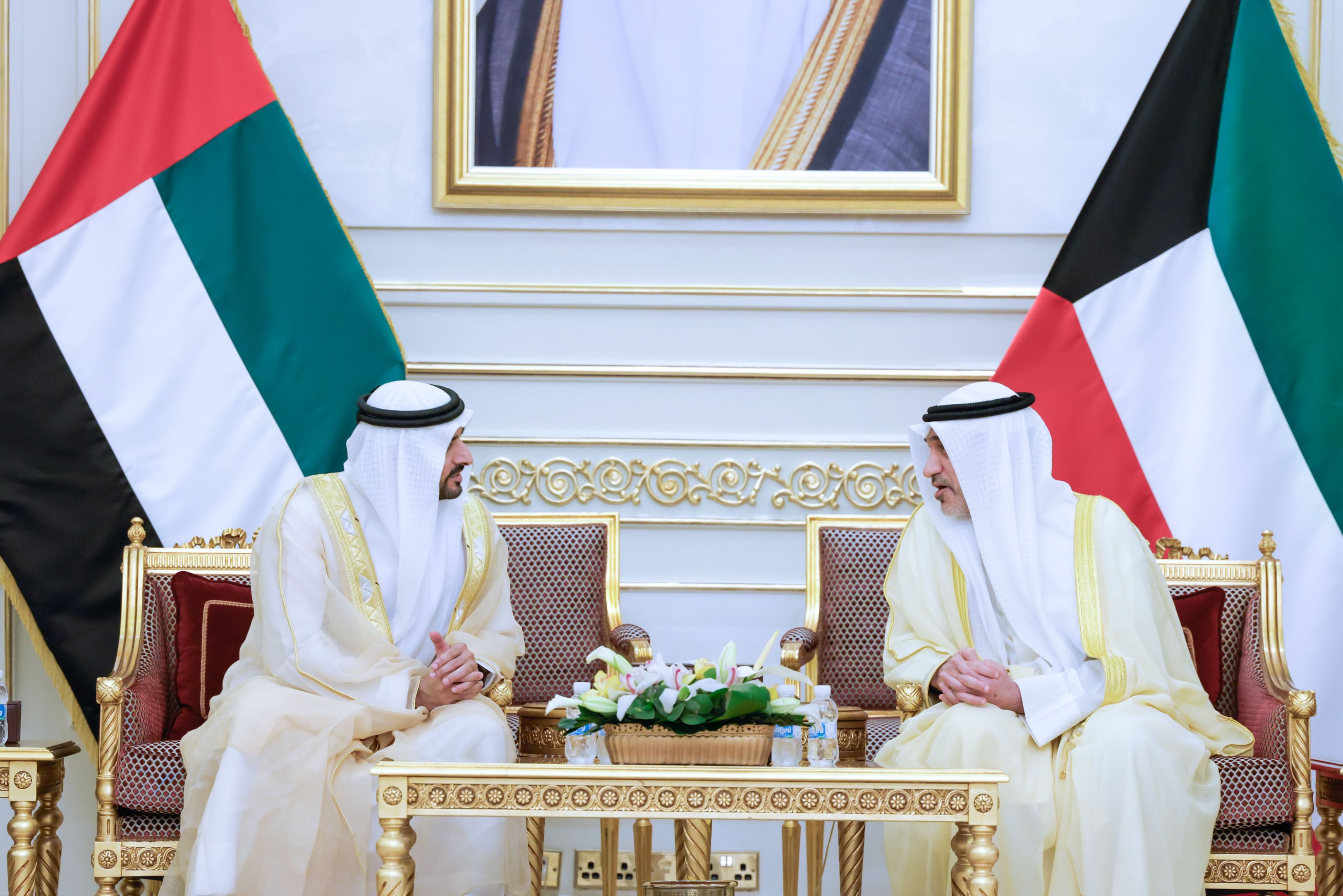 Hamdan bin Mohammed, Kuwait’s Deputy Prime Minister review bilateral relations
