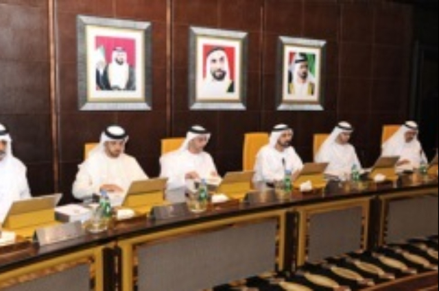 Mohammed Bin Rashid Chairs a Cabinet Meeting