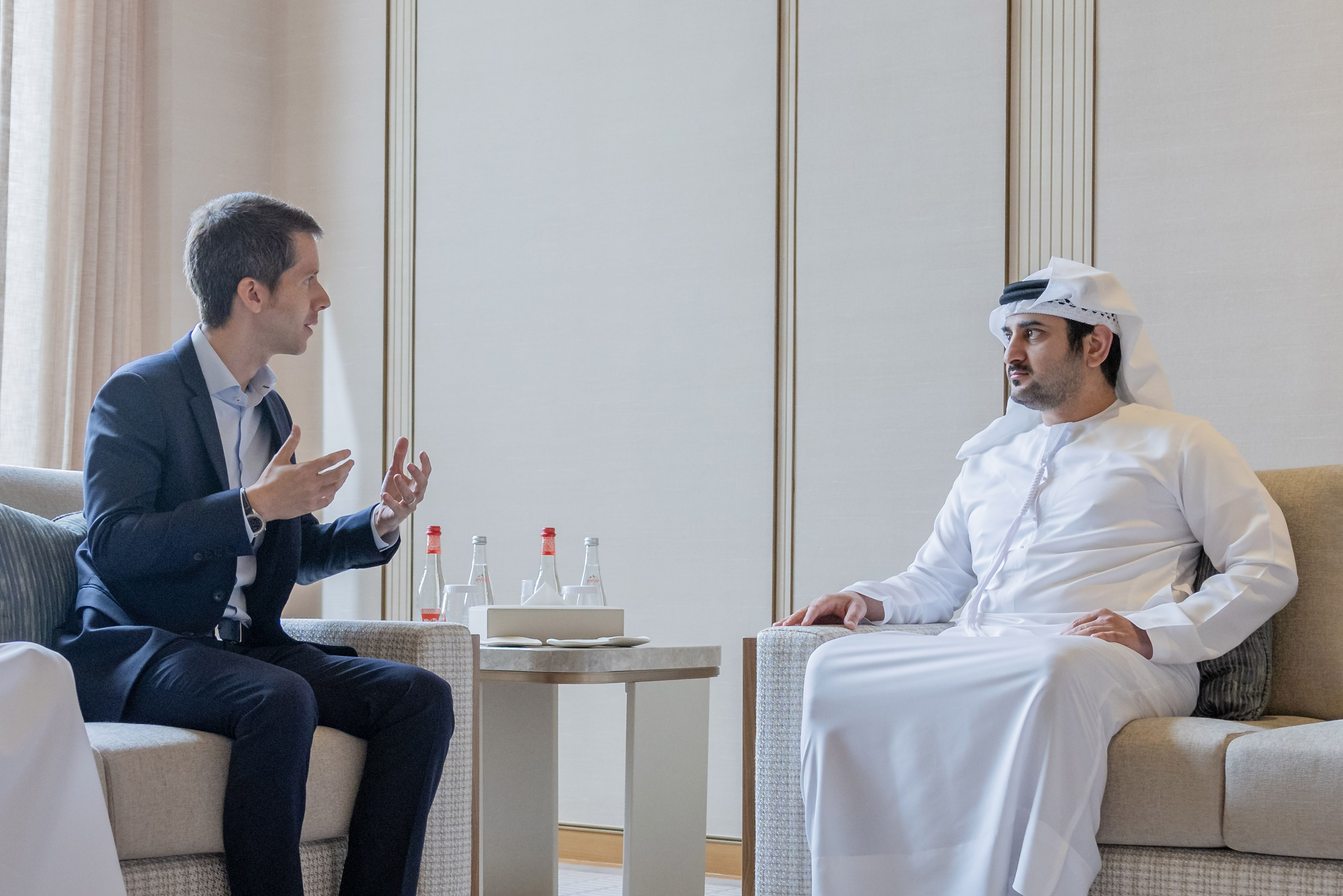Maktoum bin Mohammed meets with President and COO of Crypto.com