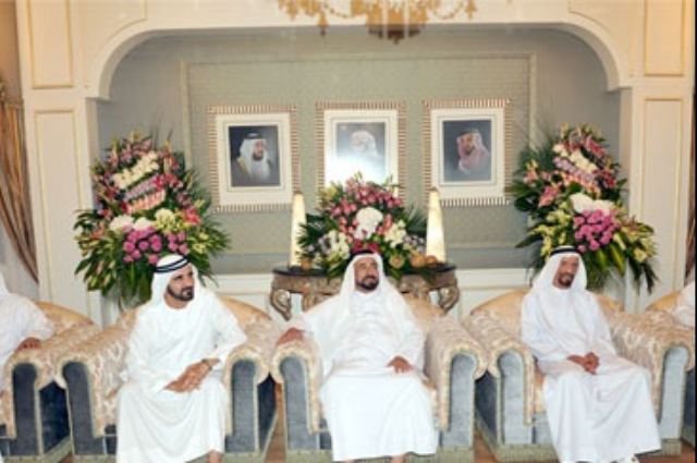 Mohammed bin Rashid , Rulers visit Mubarak bin Mohammed Al Nahyan 