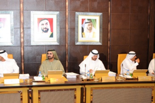 Mohammed bin Rashid Chairs a Cabinet Meeting
