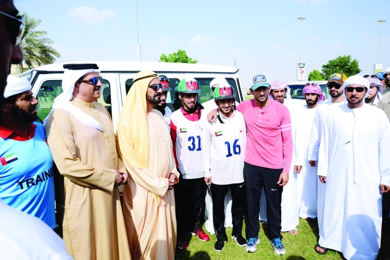 محمد بن راشد يشهد كأس جميرا للقدرة