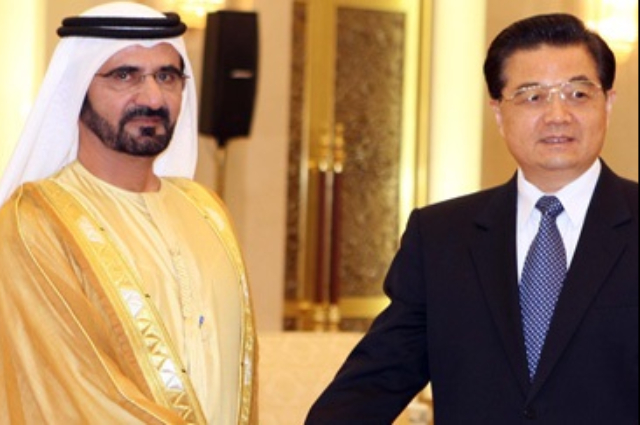 Mohammed bin Rashid meets Chinese President 