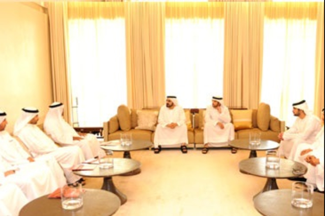 محمد بن راشد يلتقى وفدا من قيادات الإعلام المحلي والعربي والعالمي 