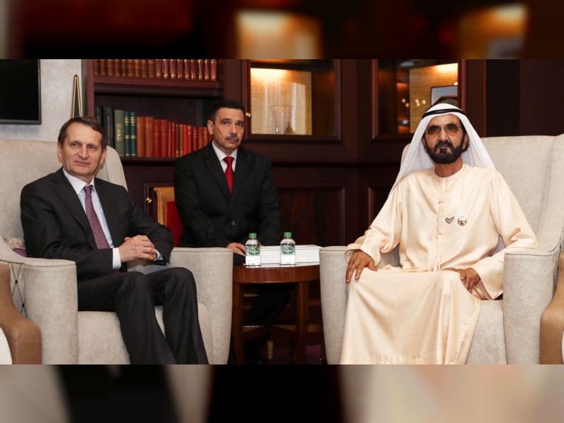 UAE VP receives head of Russia's Foreign Intelligence Service