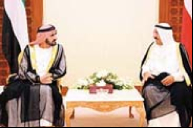 Mohammed bin Rashid Meets Amir of Kuwait 