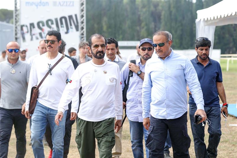 Mohammed bin Rashid attends Endurance Festival in Italy