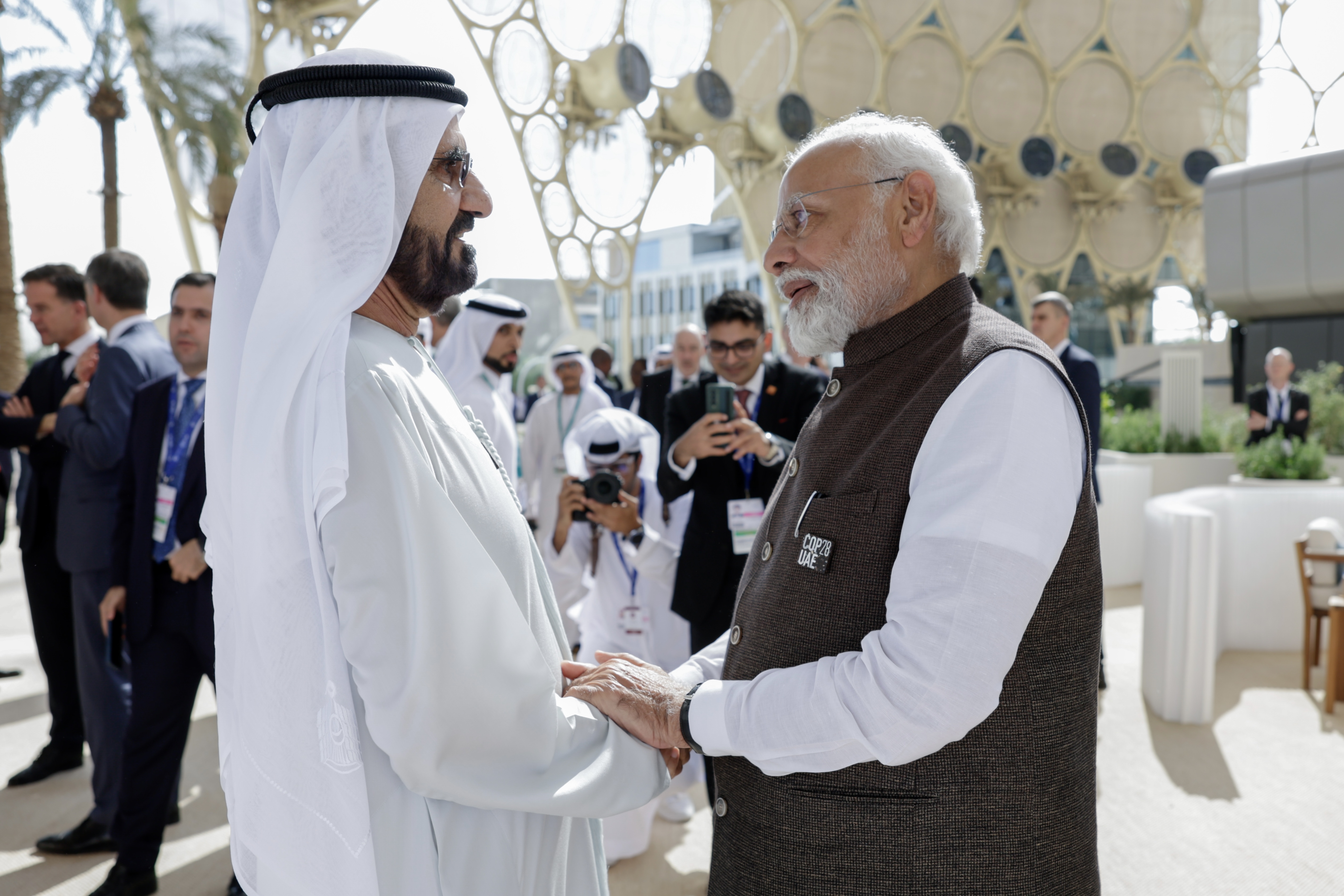  Mohammed bin Rashid meets with global leaders at COP28