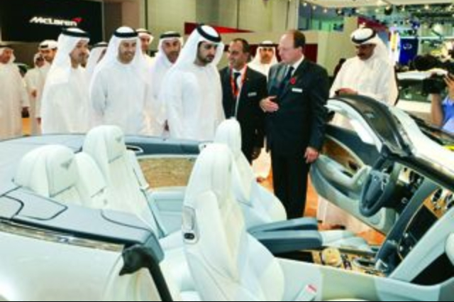 Maktoum bin Mohammed opens the largest edition of Dubai International Motor Show