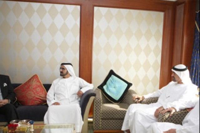Mohammed bin Rashid Receives Pakastani Army Commander 