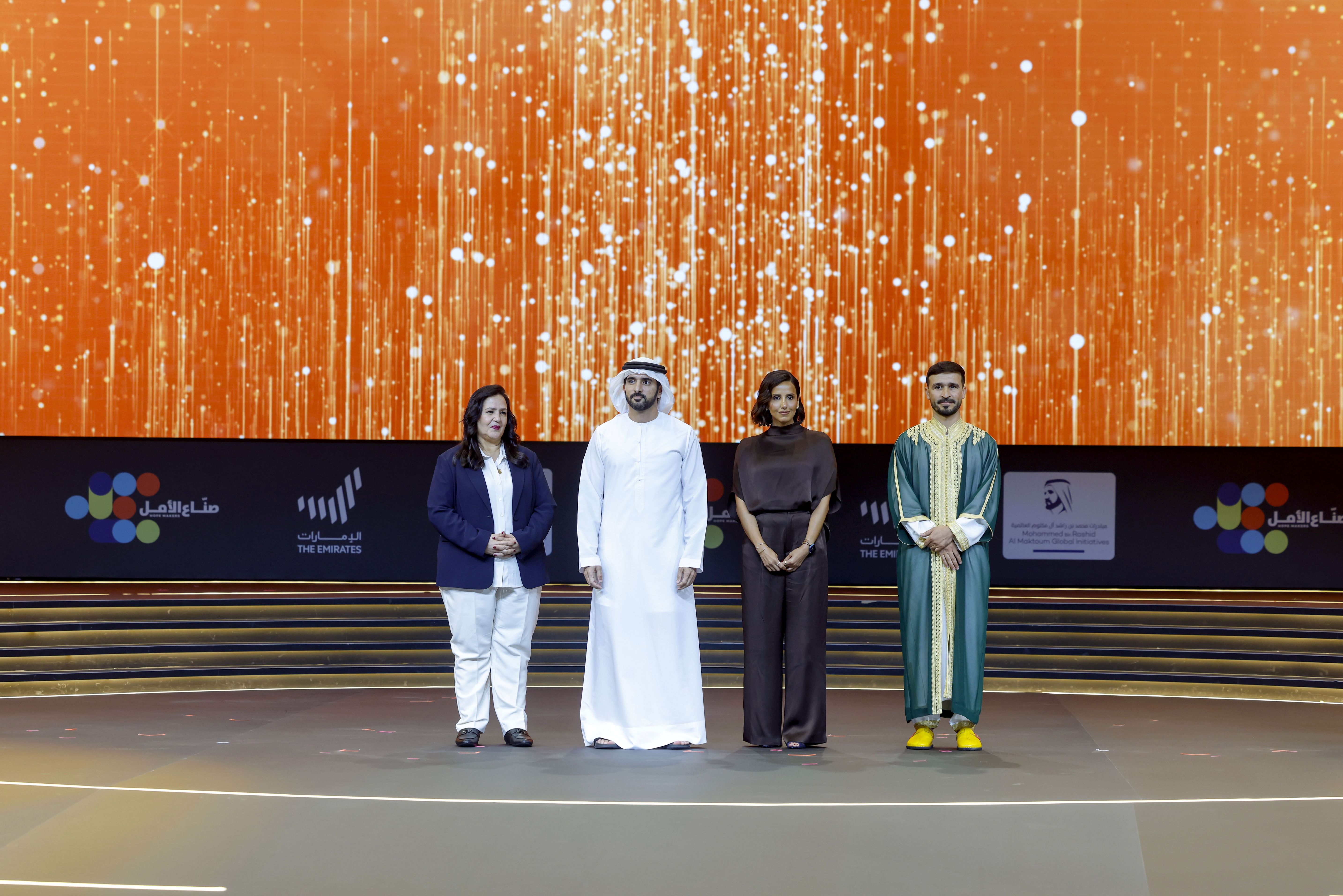 Hamdan bin Mohammed honours winners of 6th Arab Hope Makers initiative in Dubai