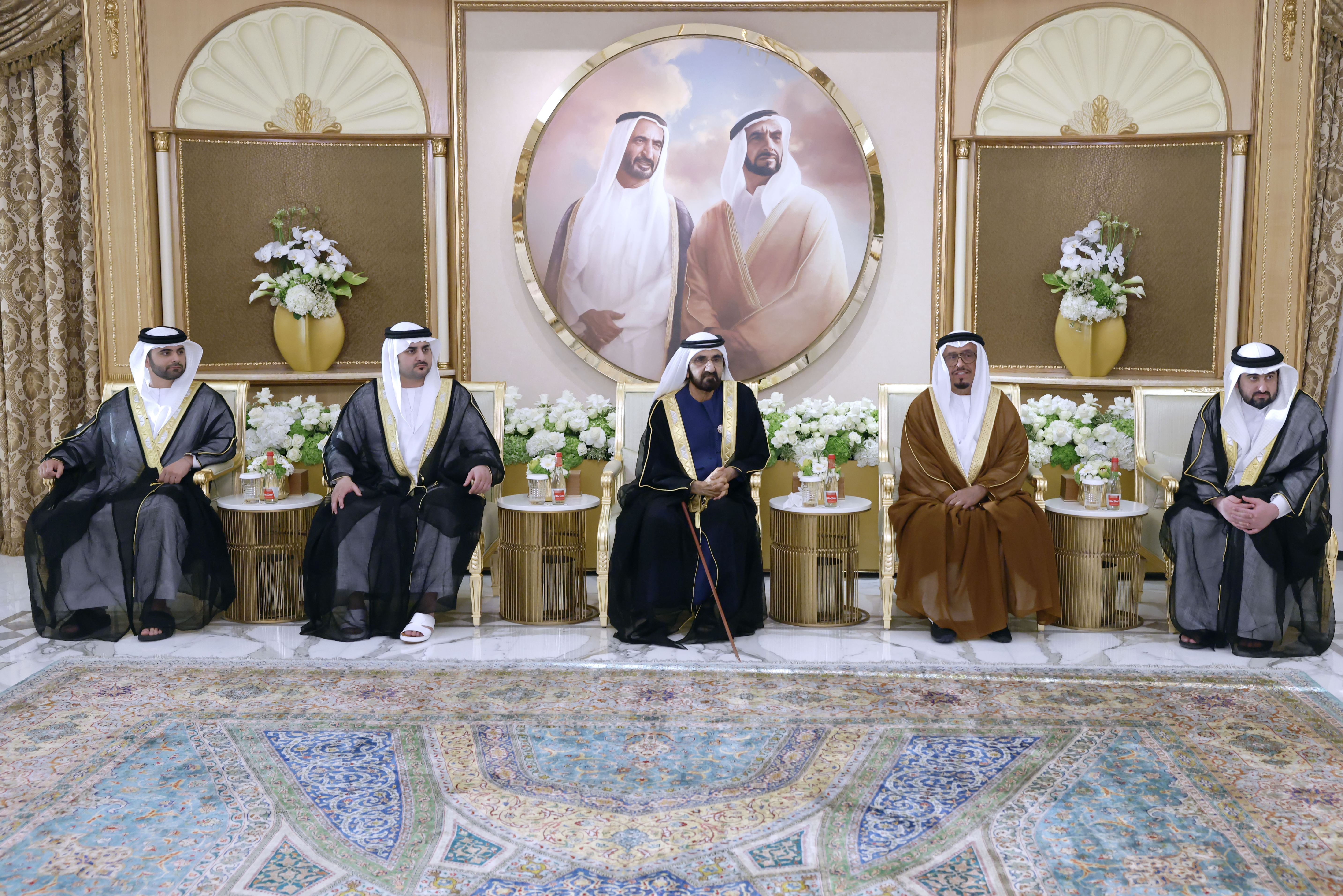 Mohammed bin Rashid receives Eid Al-Fitr well-wishers