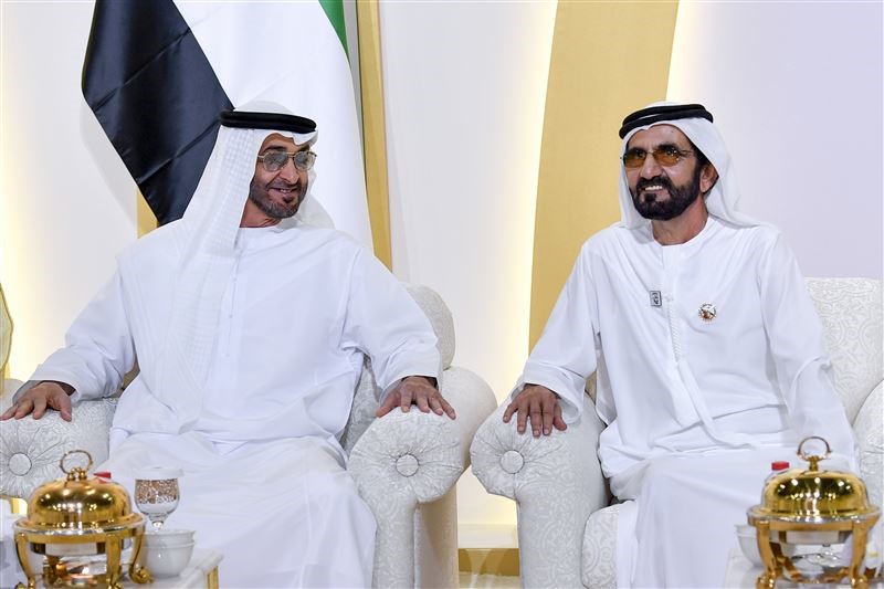 Mohammed bin Rashid and Mohamed bin Zayed attend wedding reception