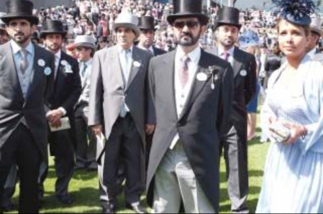Mohammed bin Rashid attendes the Royal Ascot race 