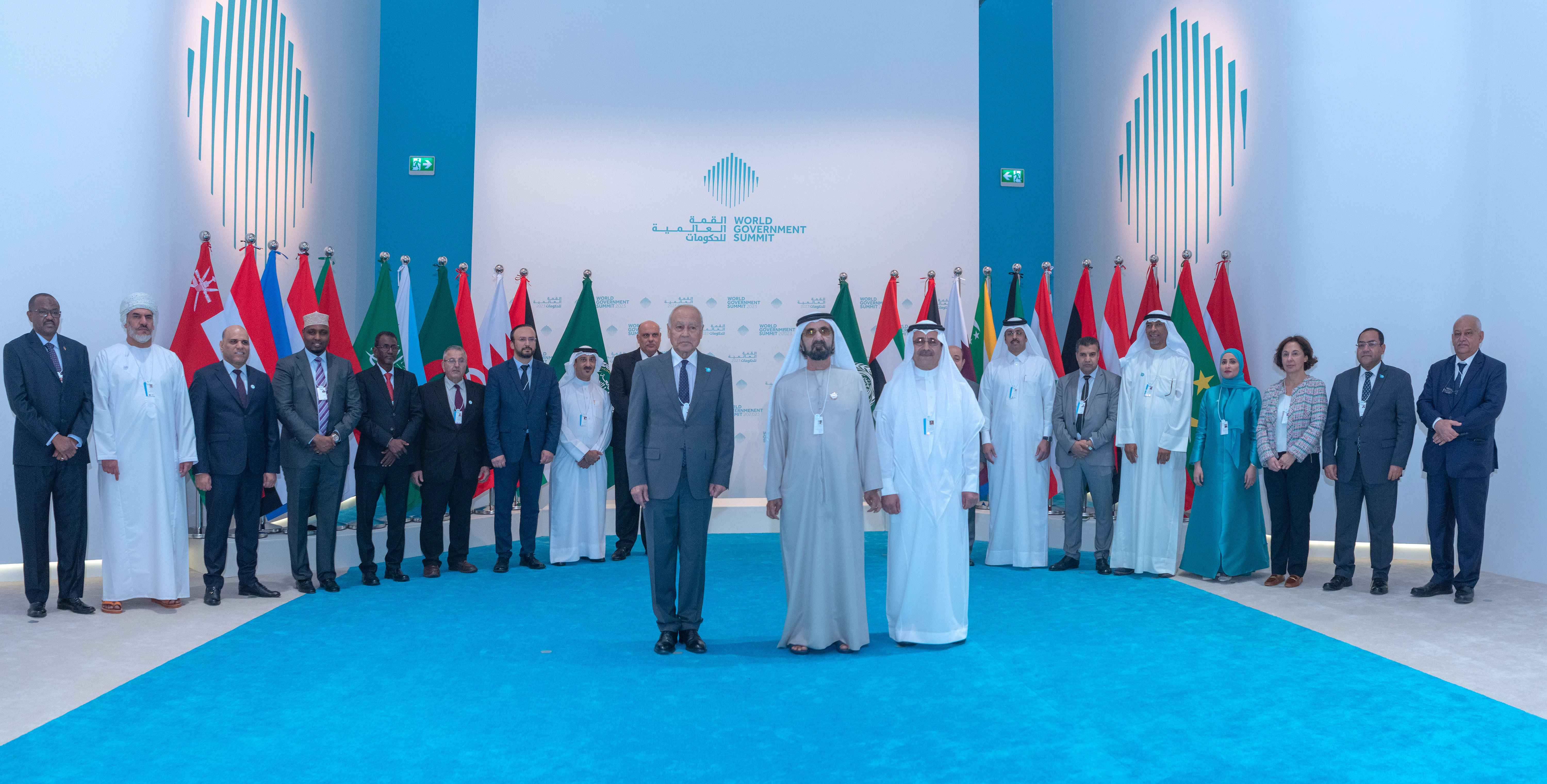 Mohammed bin Rashid meets with Arab Ministers of Civil Service, witnesses launch of Future Government Leaders Programme in Arab World