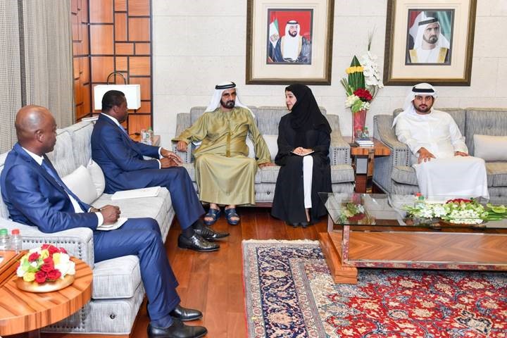 Mohammed bin Rashid receives President of Togo