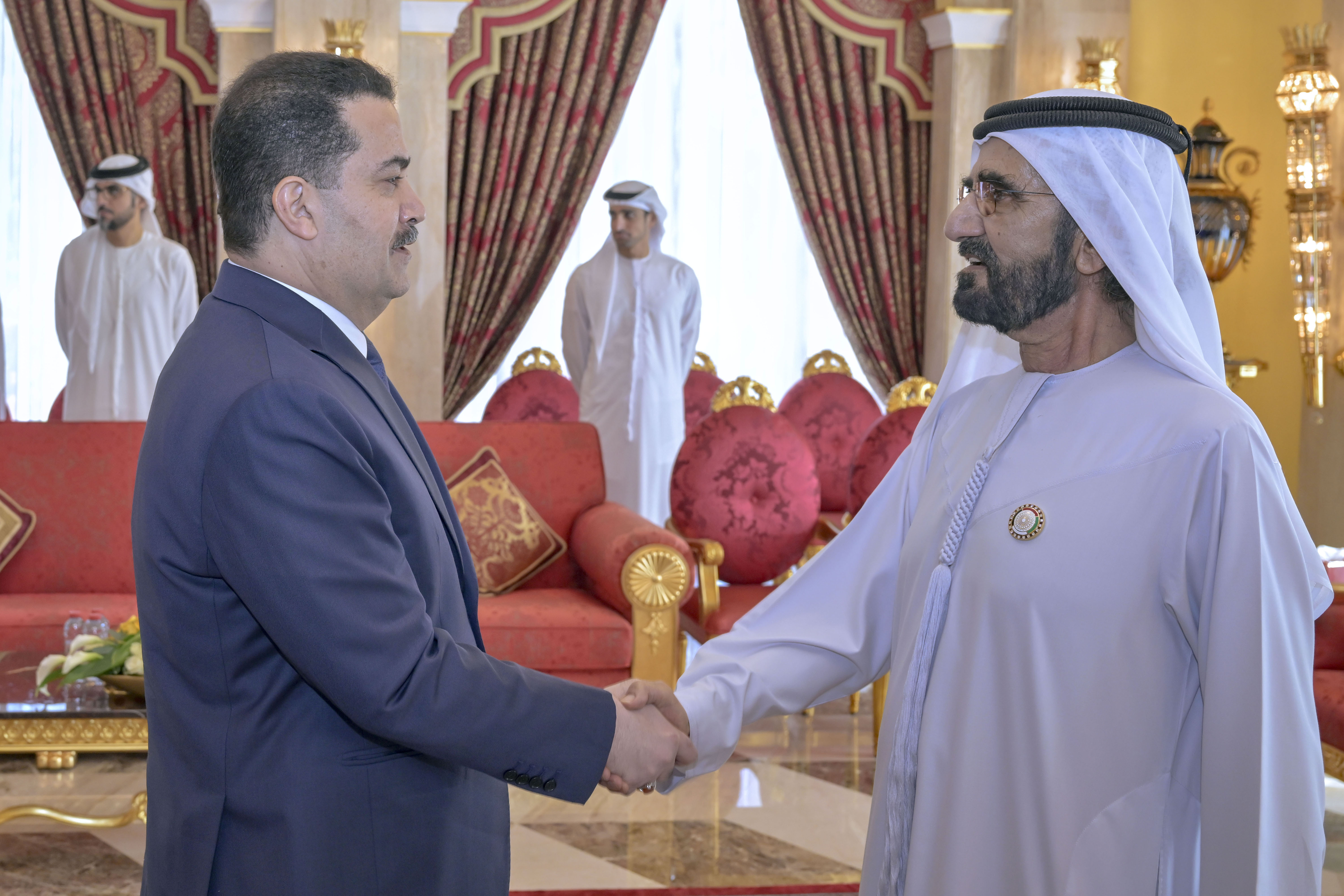 Mohammed bin Rashid meets with Prime Minister of Iraq and explores new opportunities to strengthen bilateral relations
