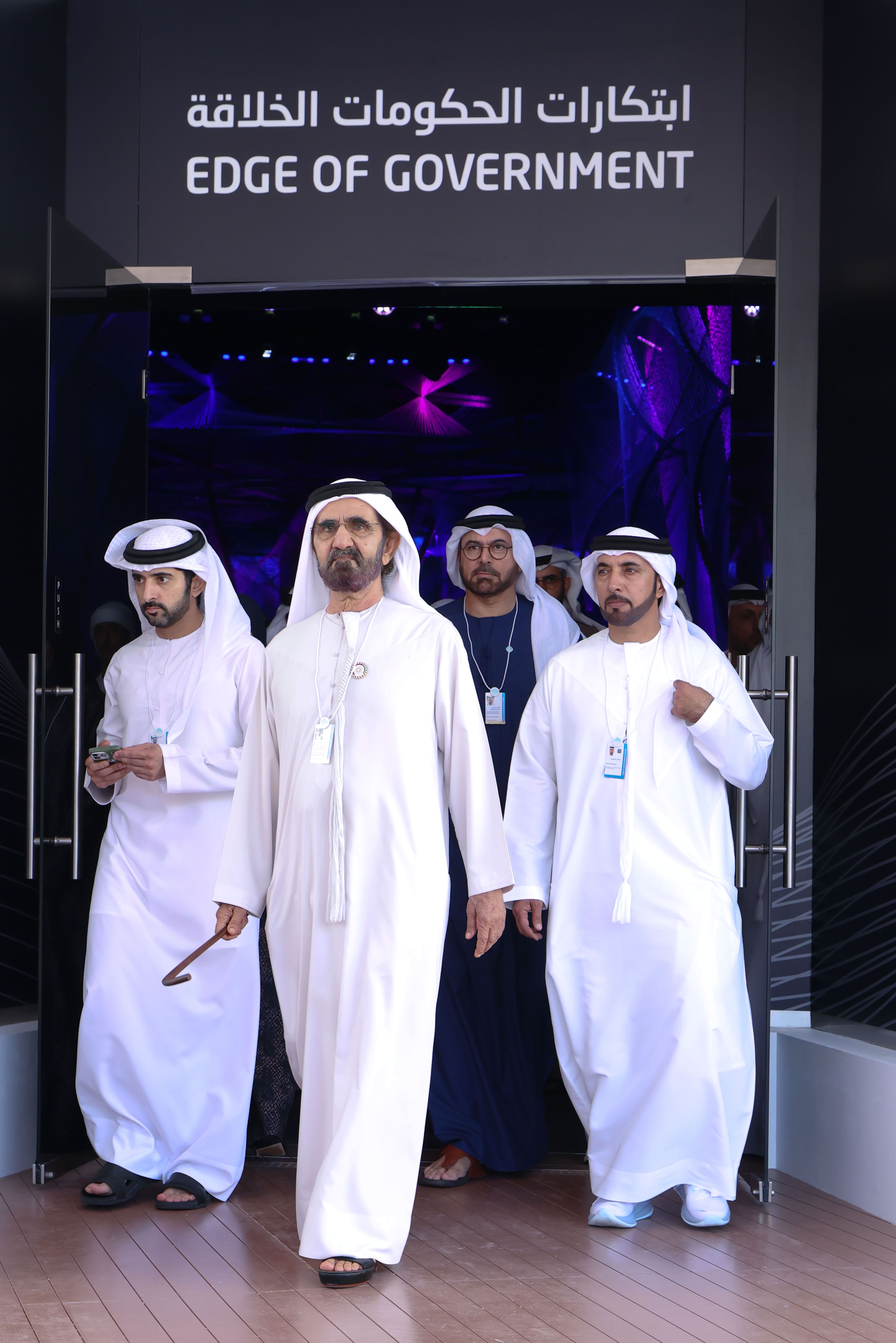Mohammed bin Rashid visits exhibition showcasing top government innovation projects at World Governments Summit