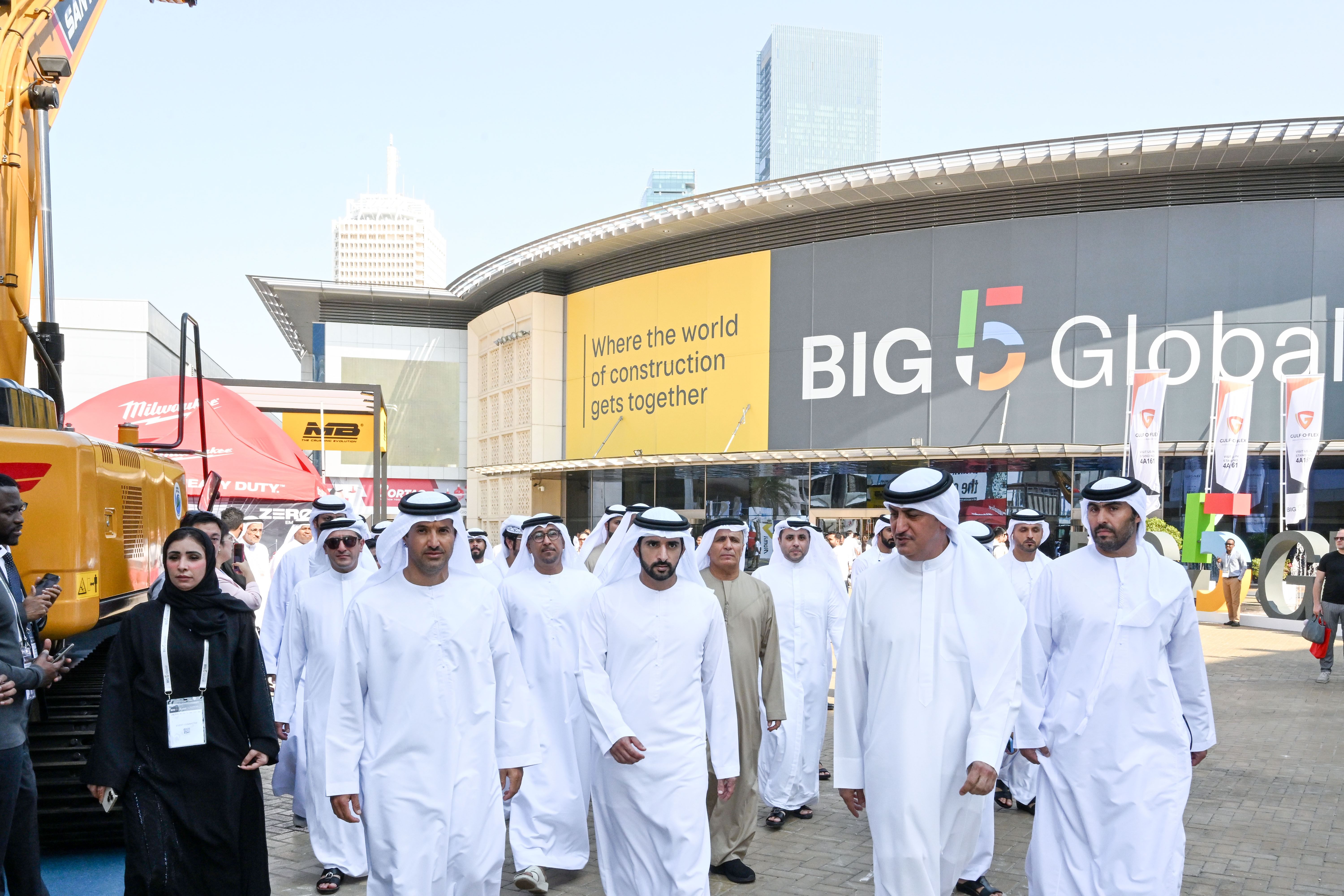 Hamdan bin Mohammed opens 44th Big 5 Global exhibition for construction industry