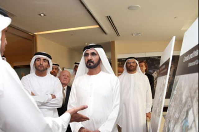  محمد بن راشد يستقبل رئيس الوزراء وزير الخارجية القطري