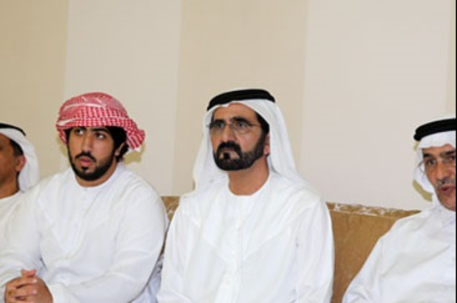 محمد بن راشد يزور المعرض الفني الدولي " آرت دبي " 