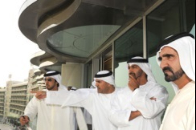 Mohammed bin Rashed and Abu Dhabi Crown Prince Tour the Premises of Meydan 