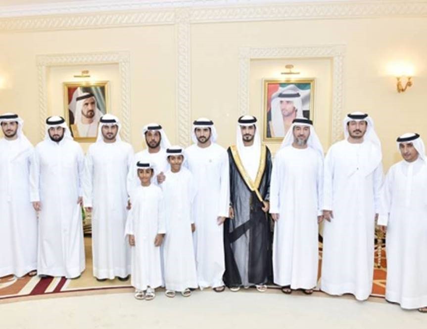 Hamdan bin Mohammed attends wedding reception of Al Jaziri and Al Rais