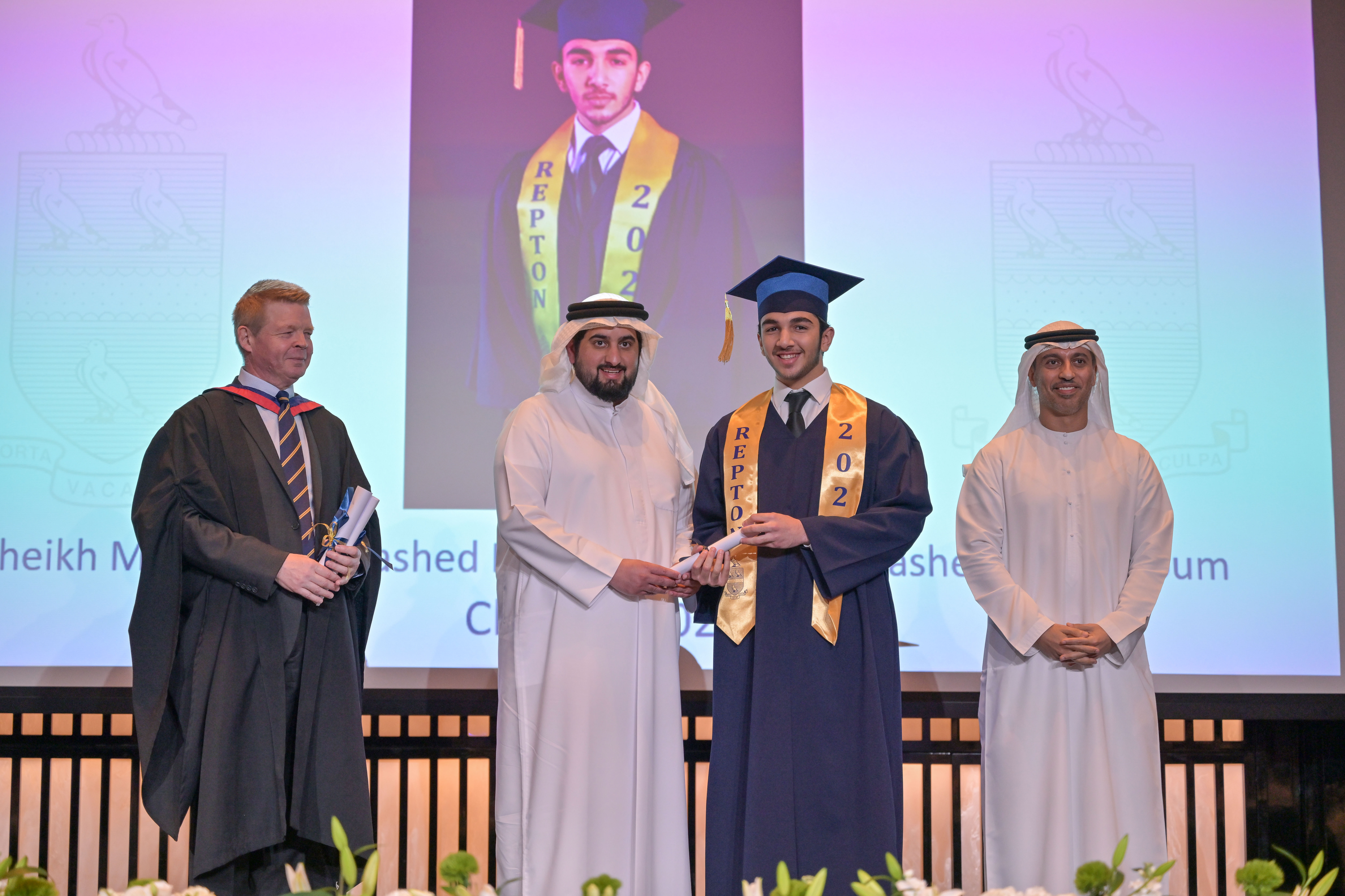 Ahmed bin Mohammed attends Repton School graduation ceremony in Dubai