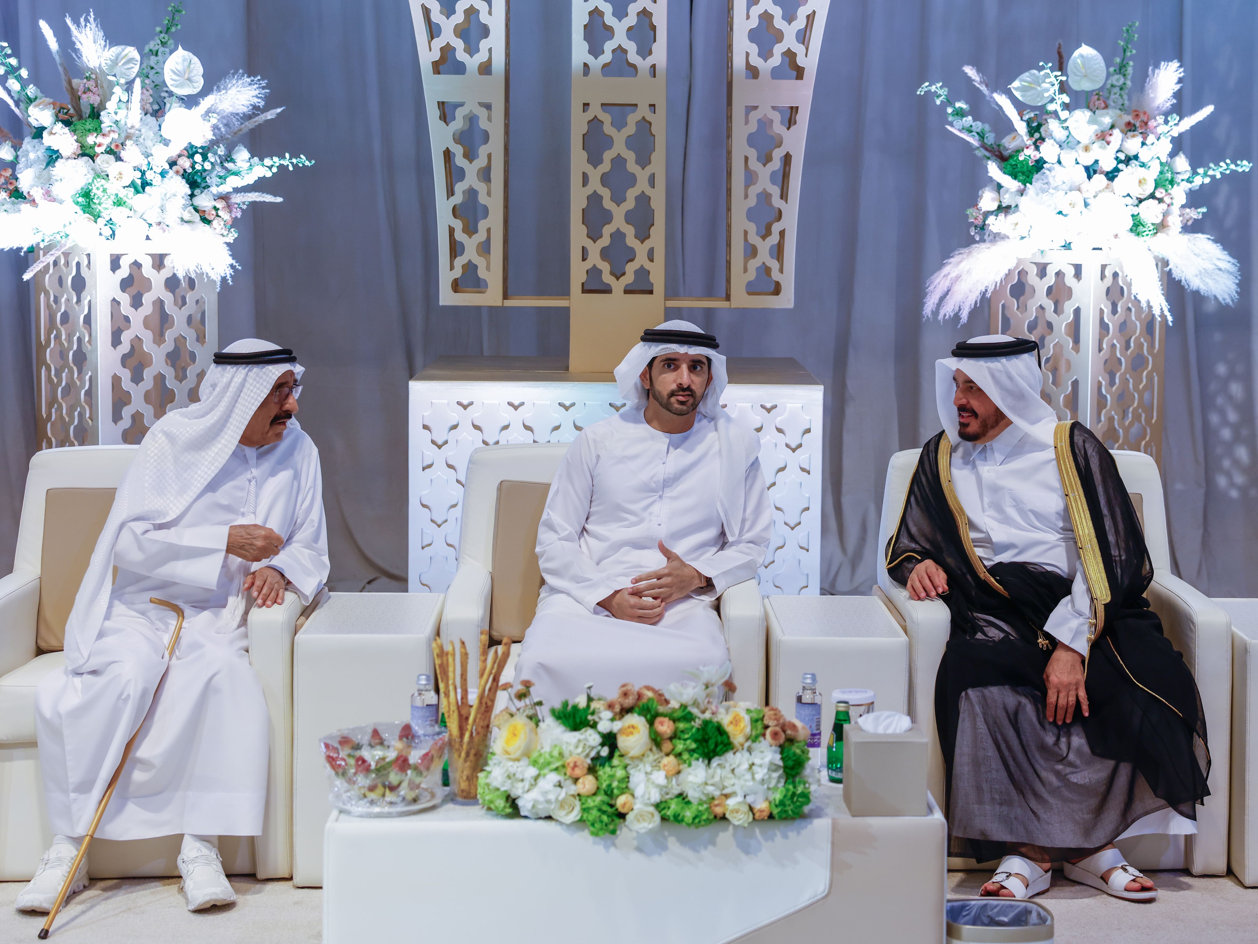 حمدان بن محمد يحضر أفراح آل ثاني