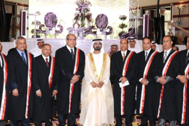 Sixteen judges sworn in before Mohammed bin Rashid