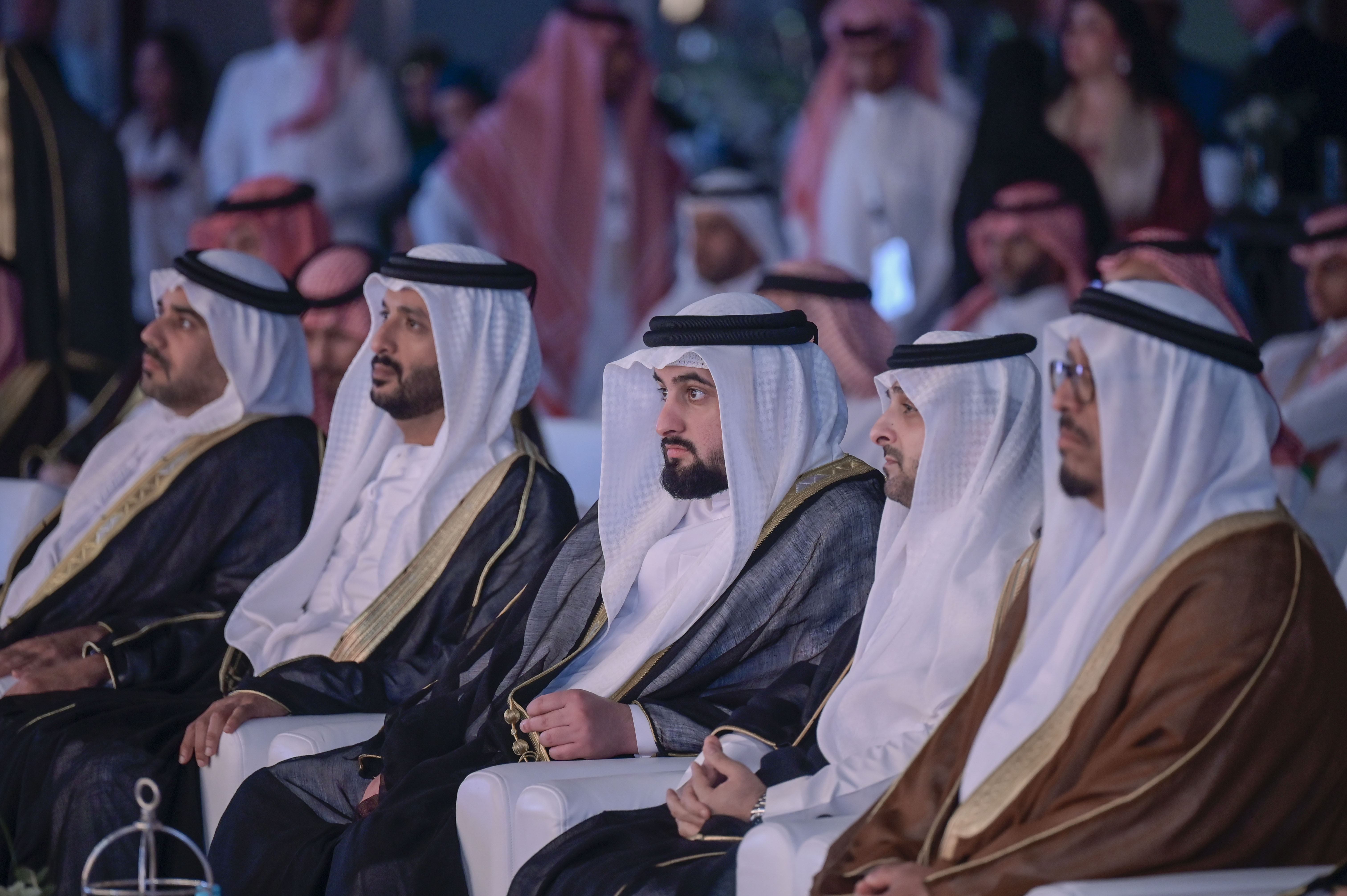 Ahmed bin Mohammed attends Saudi Arabia’s National Day reception in Dubai