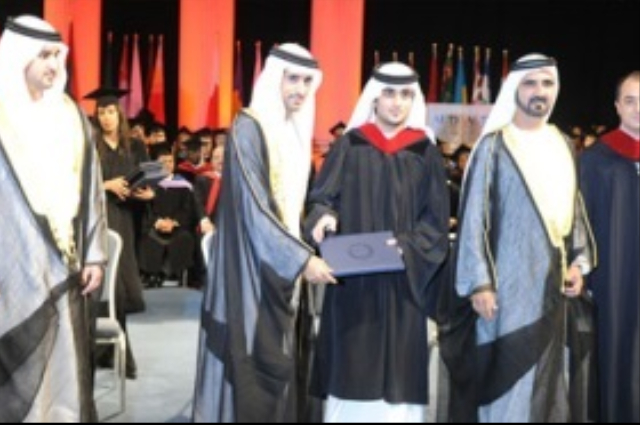 Mohammed Bin Rashid Attends The Graduation Ceremony Of The American University 13th Batch   