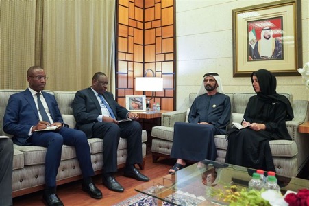 Mohammed bin Rashid receives Senegalese President