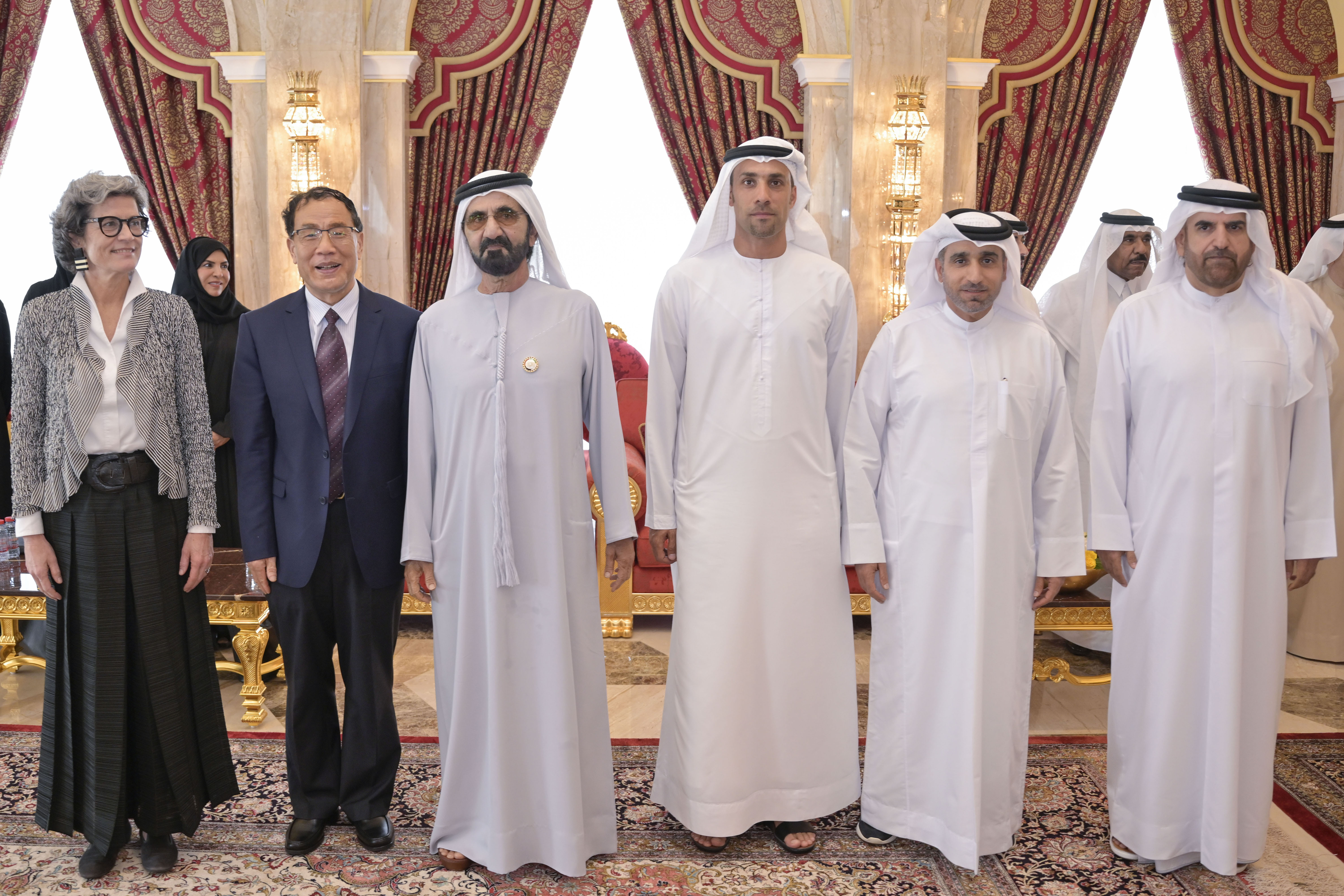 Mohammed bin Rashid receives winners of Mohammed bin Rashid Al Maktoum Knowledge Award